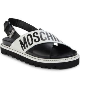 Moschino Criss Cross Sandals size 8